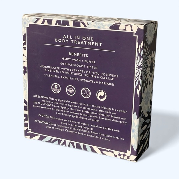 BLACKBERRY Spongellé Boxed Flower Body Wash Infused Buffer - Picture 2 of 2